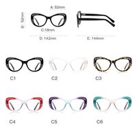 Plastic TR90 frames for glasses with Blue Ray Cut protection and flex hinges FOCUS FCS2186