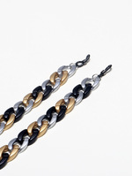 Stylish fashion glasses chain with large, medium and small pearls GL517