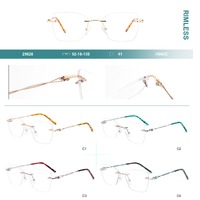 Оправа металлическая безободковая Big City 25628