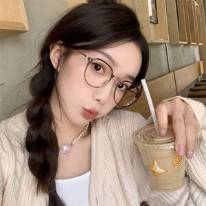 Plastic TR90 glasses with blue light protection for women TR8076-PN