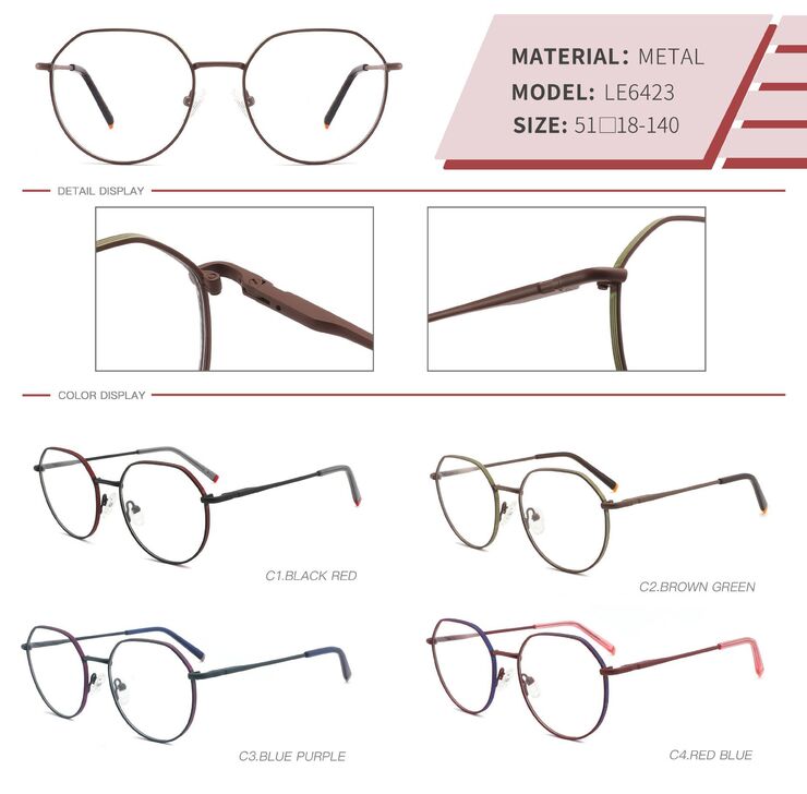 Оправа металлическая LE6423-DA