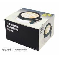 Tabletop magnifying glass with backlight 13104-XX, magnification: 5X