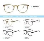 Plastic acetate eyeglasses frame WD1639