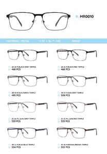 Металлическая оправа с дужками из материала TR-90 MR0010