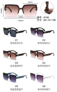 PC plastic nylor sunglasses with metal hinge 6155W