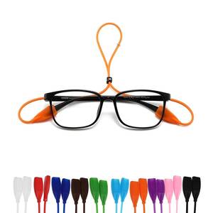 Шнурок-фиксатор для очков резиновый 54 см, отверстие 4.5*2 мм