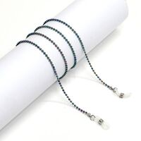 Металлическая разноцветная нескользящая цепочка, для очков и масок GL1042