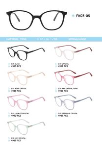 TR90 plastic eyeglasses frame FK03-05