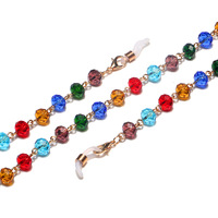 Модная нескользящая цепочка для очков из неувядающего золота GL1197