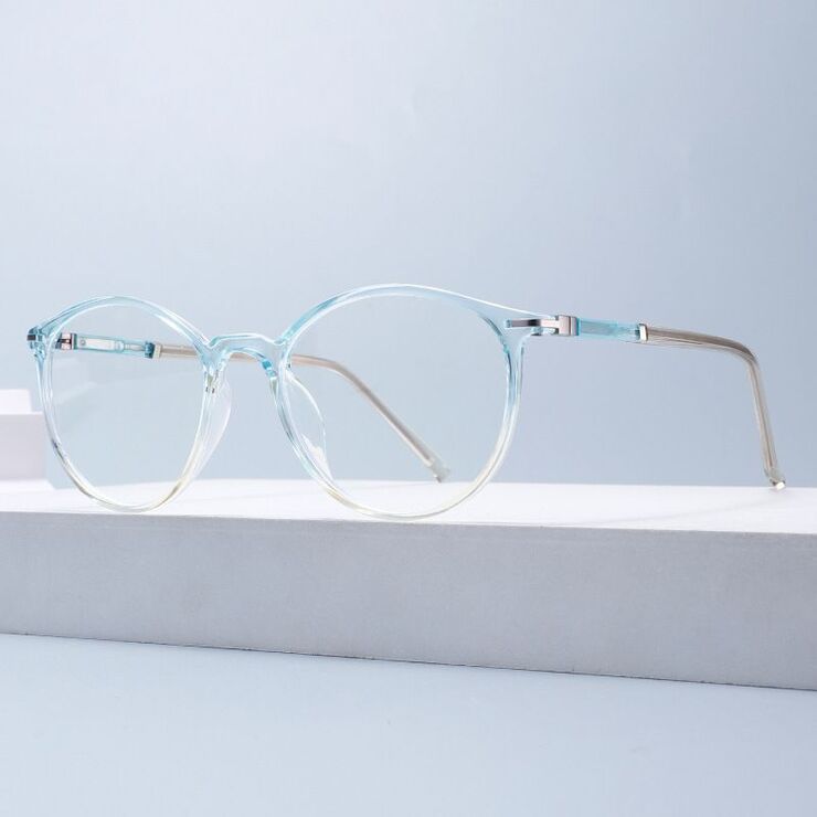 Оправа комбинированная, TR90+металл, с линзами с защитой от синего света Elit TR1604-EL