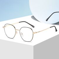 Metal glasses with blue light and UV protection 9649-3-GT