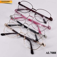 Metal eyeglass frame, material steel Allmilmo AL7088