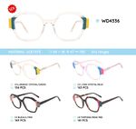Plastic acetate eyeglasses frame WD4336