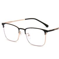 Metal glasses with blue light and UV protection 9678-2-GT