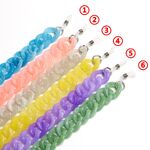 Акриловая нескользящая матовая цепочка, вогнутая форма, для очков и масок GB051