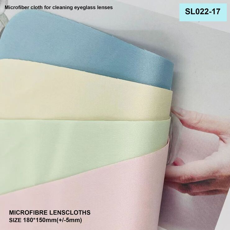 High-density microfiber napkin for glasses lens cleaning SL022-17, 15*18cm +/-0.5