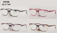 Ready-made plastic frame glasses for women Vizzini V8188, diopters from +1.00 to +4.00