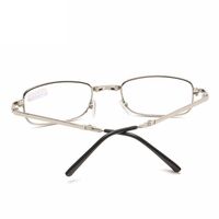 Folding metal reading glasses JY101-2 with Blue ray cut protection with case, diopters from +1.00 to +4.00, RMC=62-64