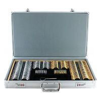 266 metal rim ophthalmic trial lens set in an aluminum case MT266-A8