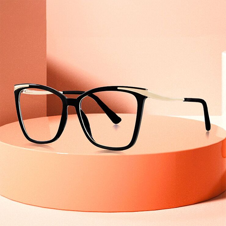 TR90 plastic frame or glasses with blue light protection, with spring hinges FA87051