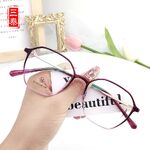 Оправа гибридная, металл + TR90, линзы с Blue Block покрытием SANTA M8002