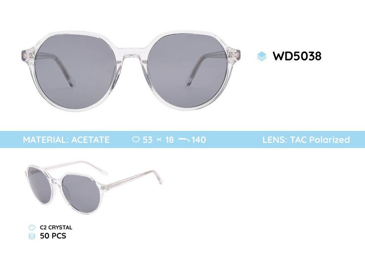 Acetate frames polaraized sunglasses WD5038