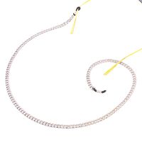 Silver-colored metal non-slip chain, for glasses and masks GS003