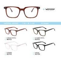 Plastic acetate eyeglasses frame for men WD1535P