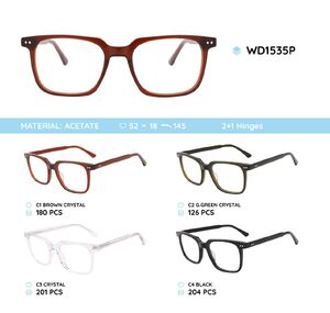 Plastic acetate eyeglasses frame for men WD1535P