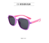 Детские силиконовые солнцезащитные поляризационные очки с защитой UV400 T11032