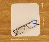 High-density microfiber napkin for glasses lens cleaning 597-11