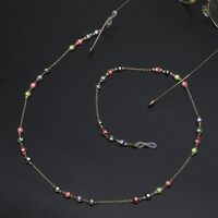 Metal non-slip gold chain, with high-grade real gold, for glasses and masks GL660