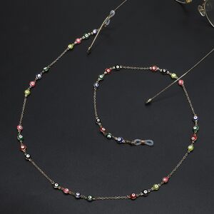 Metal non-slip gold chain, with high-grade real gold, for glasses and masks GL660