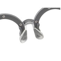 Children's trial frame silicone semi-rim for the selection of glasses STF5270-H Black (PJ080) with sizes from 52 to 70 mm
