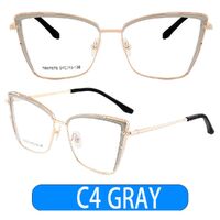 Combined frame (metal + TR90) or glasses with blue light protection, with spring hinges FA87070