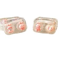 Mini soft contact lens kit W806-12爱心粉兔