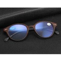 Plastic eyeglasses for reading YL-216 with blue ray cut protection, diopters from 0.00 to +3.50, not centered