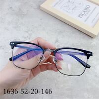 Оправа гибридная, металл + TR90, линзы с Blue Block покрытием SANTA 1636