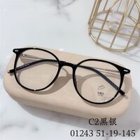 Оправа гибридная, металл + TR90, линзы с Blue Block покрытием SANTA 01243