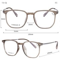 Titanium + plastic TR90 extralight frame MAMO T18913