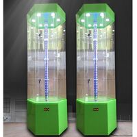 Acrylic floor rotating display stand for glasses, frames, cases and accessories 18004, size 176 * 60 cm