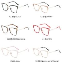 Оправа для очков комбинированная (металл + TR90) с защитой от синего света, с флексом FA87068