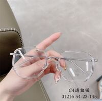 Оправа гибридная, металл + TR90, линзы с Blue Block покрытием SANTA 01216