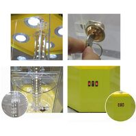 Acrylic floor rotating display stand for glasses, frames, cases and accessories 15003, size 150 * 45 cm