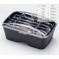 Лупа бинокулярная с подсветкой, увеличительное стекло с креплением на голову 9892B2-XX, увеличение: 1X, 1,5X, 2X, 2,5X, 3,5X