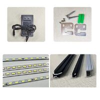 Рекламный щит, ультратонкая светодиодная панель из алюминиевого сплава и закаленного стекла, размер до 80*120 см