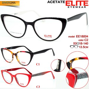 Plastic frames for glasses acetate material ELITE EE18004