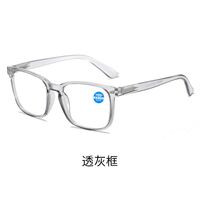 Plastic glasses for reading, with Blue ray cut protection, automatic diopters +1.00-6.00, RMC=62-64, KY8082T弹簧变焦