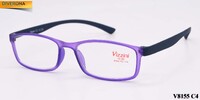 Plastic frame glasses with artificial leather case VIZZINI V8155