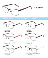 Metal frame with temples made of TR-90 material HQ06-26